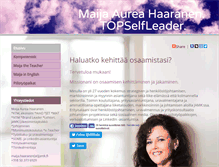 Tablet Screenshot of maijahaaranen.com